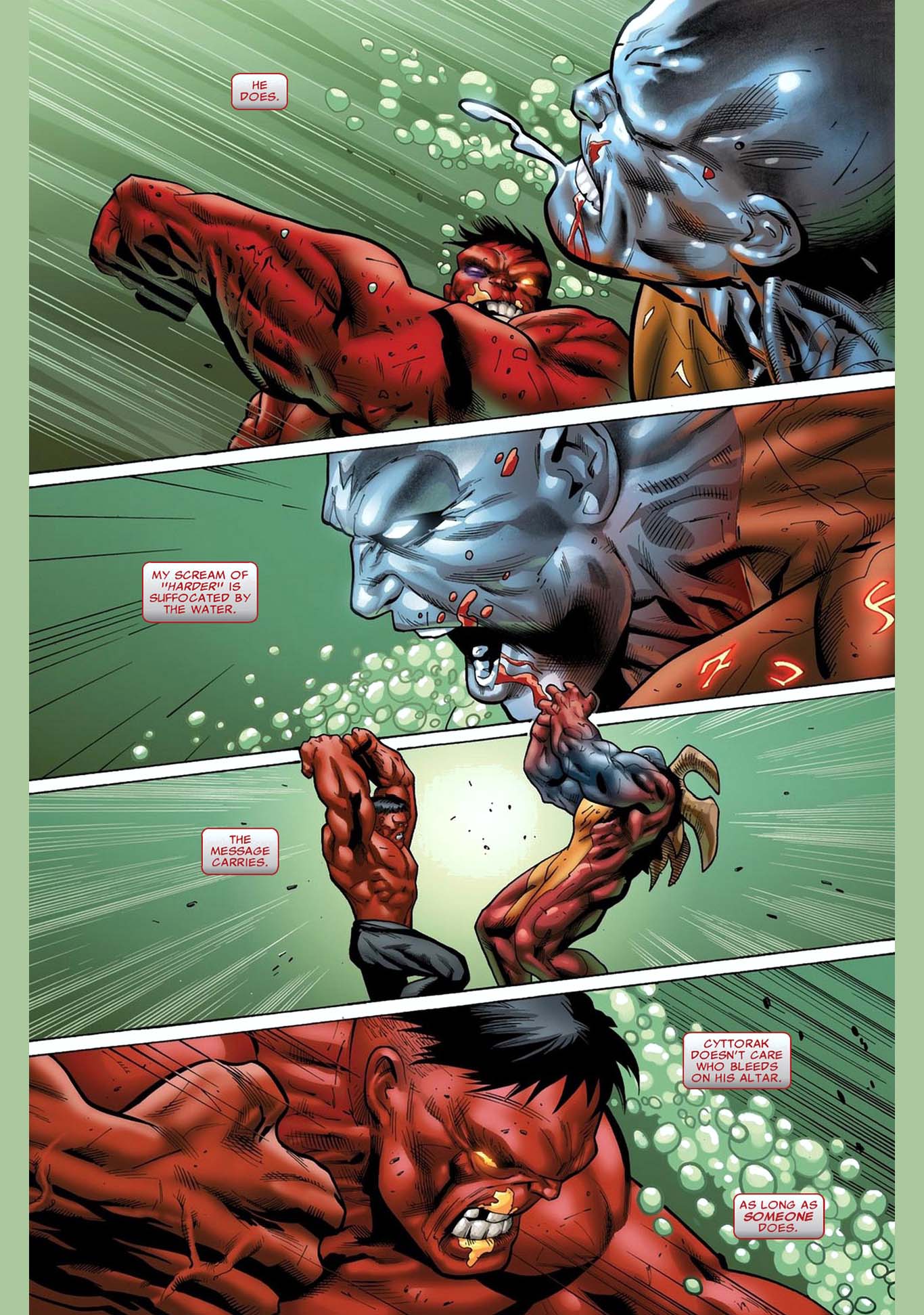 red hulk vs thor