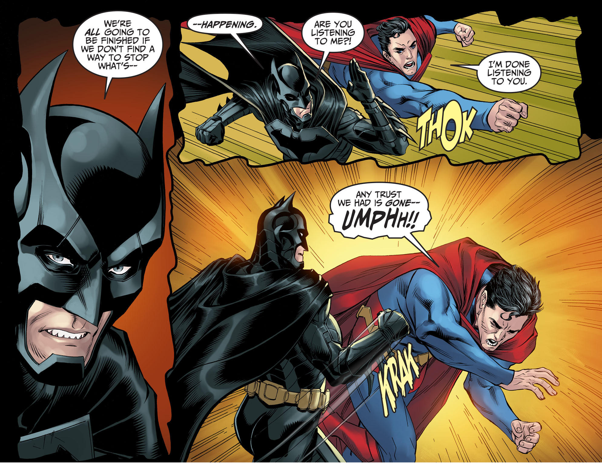 As (muitas) lutas entre Batman e Superman Superman-vs-batman-injustice-gods-among-us-2