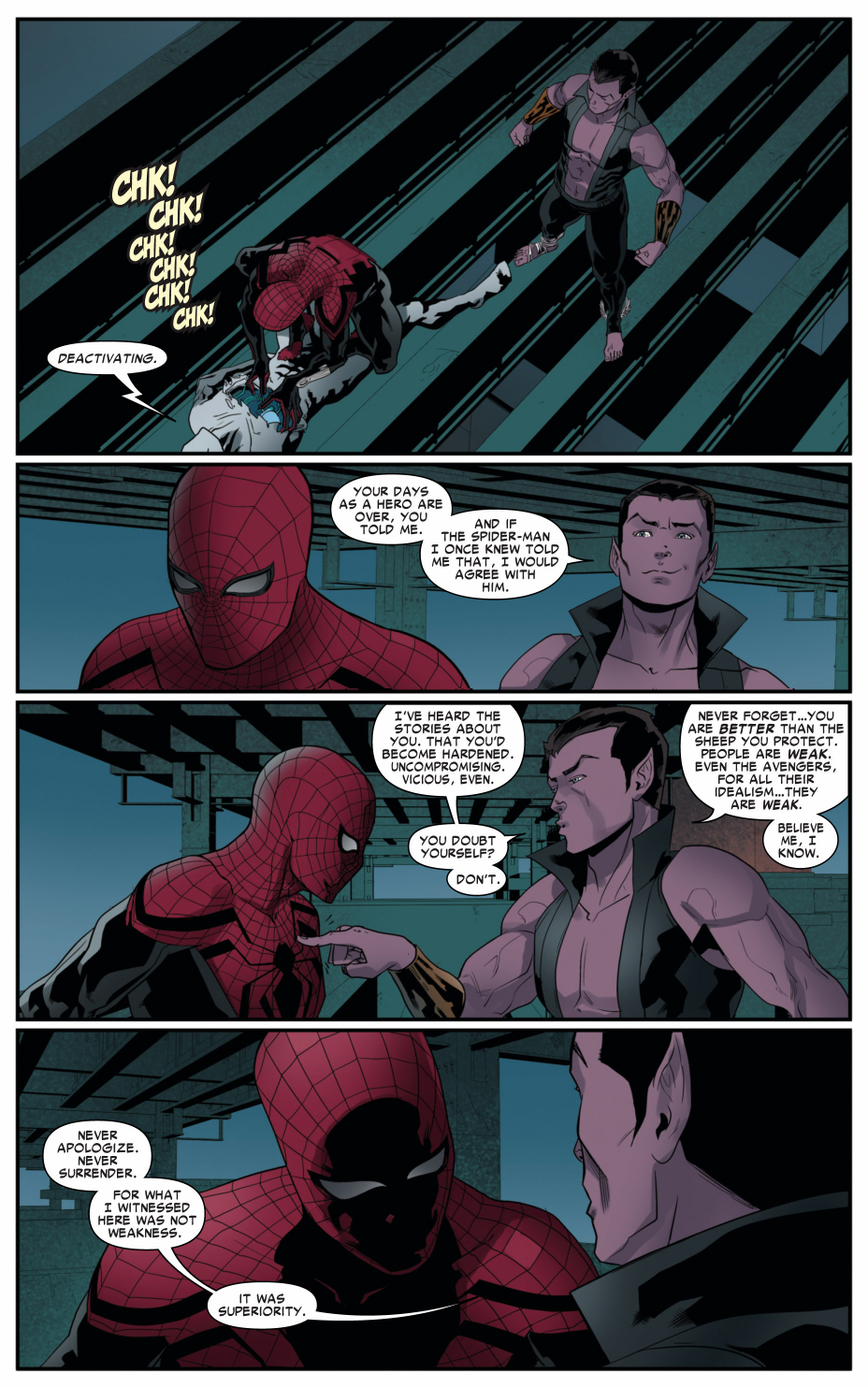 Namor Gives Advice To Superior Spider-Man  Comicnewbies