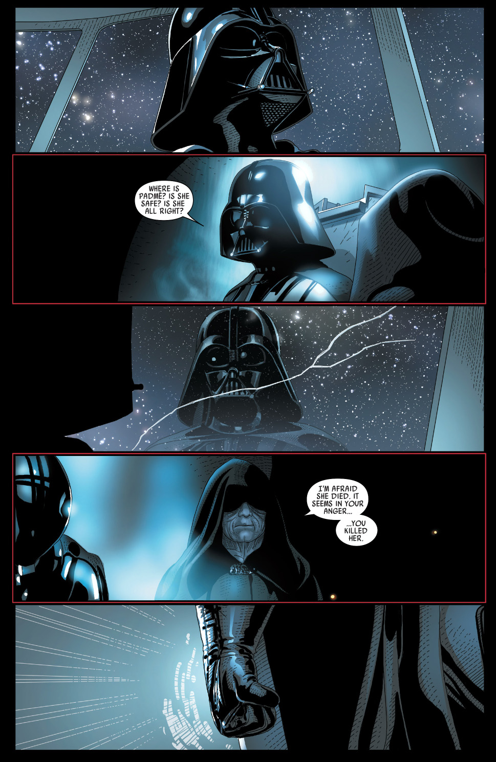 Darth Vader Learns Luke Is His Son Comicnewbies