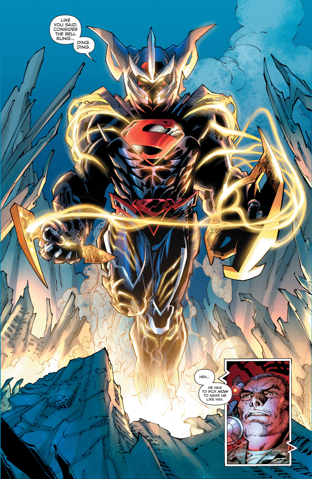 Superman Dons An Armor  Comicnewbies