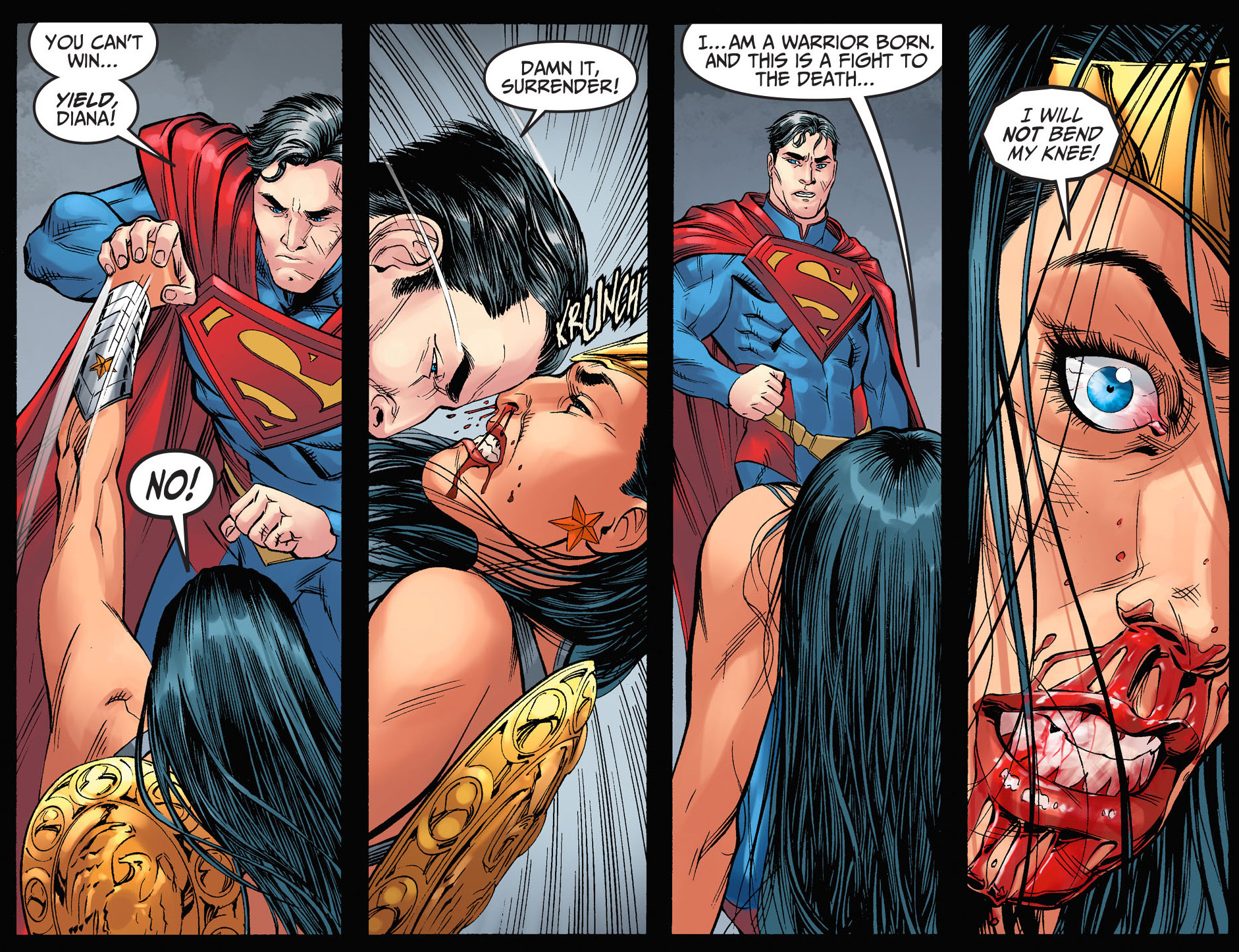 Superman Spanking Wonder Woman | BDSM Fetish
